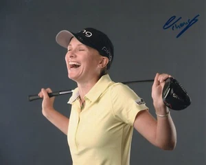 CHARLOTTE THOMAS SIGNED AUTOGRAPH LPGA WOMENS GOLF 8X10 PHOTO EXACT PROOF #3 - Picture 1 of 5