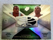 ANDRE IGUODALA /T. YOUNG 2008-09 UD SPX WINNING MATERIALS 2CLR 2PATCH!76ERS G/F