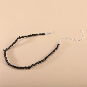 Women Sweet Clavicle Chain Choker Collar Necklace Beads Gift Seed Beads Fashio i - Picture 1 of 35