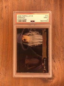 2006 Topps Lord Of The Rings Evolution Gandalf #18 PSA 9 Mint
