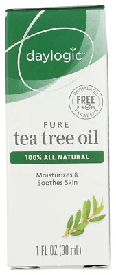 Daylogic Pure Tea Tree Oil 100% All Natural 1 fl oz [NEW, Exp 2024]