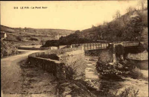 Brücken Motiv-AK ~1910 Carte Postale LE PIN Le Pont Noir die schwarze Brücke - Picture 1 of 2