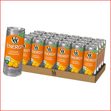 V8 +Energy, Healthy Energy Drink, Natural Energy from Tea, Orange Pineapple, 8 1