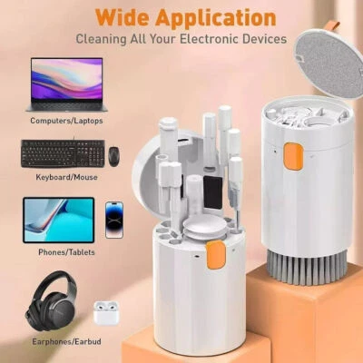 20 in 1 Keyboard Cleaner Kit Electronics Cleaning Kit with Retractable Big Brush - Image 1 of 4