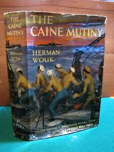 CAINE MUTINY Signed 1st/1st ed Printing Herman Wouk LIBRARY OF Alfred L Meyers