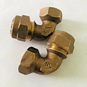 QTY2-MCDONALD HY-34" CTS QUARTER BEND (COM X FNPT) - Picture 1 of 5