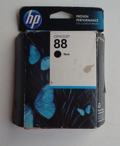 NEW HP 88 Black Original Ink Cartridge Exp 2017 - Picture 1 of 2