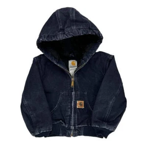 Age 4-5 Carhartt Jacket - XS Navy Cotton - Picture 1 of 8