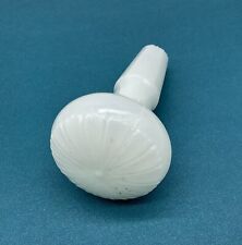 Vintage White Milk Glass Bottle Stopper Replacement Decanter Apothecary