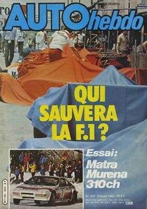 AUTO HEBDO n°303 04/02/1982 MONTE CARLO MURENA POLYTECNIC ROC - Imagen 1 de 1