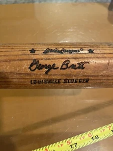 Vintage Wood Louisville Slugger George Brett 125LLFT Little League Baseball Bat - Picture 1 of 9