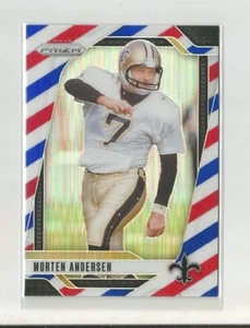 2024 Panini Prizm MORTEN ANDERSEN Rosso Bianco Blu Prizm - Foto 1 di 1