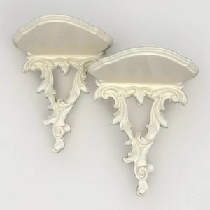 Par De Colección Syracuse Ornamental Company Syroco Estantes Aplique de Pared Victoriano LEER - Imagen 1 de 23