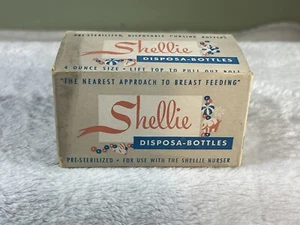 Vtg Shellie Disposa-Bottles Presterilized Disposable Nursing Bottle 100ct 4oz - Picture 1 of 9