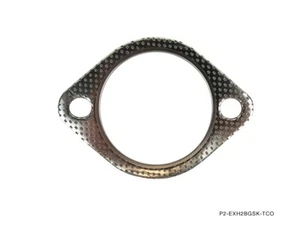 P2M 80MM 3 Inch 2 Bolt High Temp Exhaust Gasket w/ Fire Ring Replacement - Bild 1 von 2