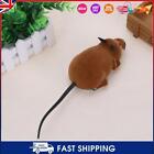 C- Wireless Plush Mouse Funny Cat Remote Control Interactive Fake Rat Toy (B)