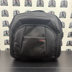 Codi Wheeled Laptop Roller Bag Retractable Handle Black - Afbeelding 1 van 8