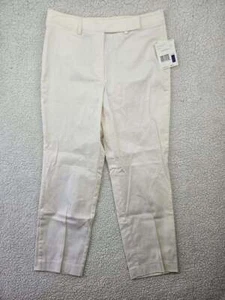LIZ CLAIBORNE Pants Women's Size 12P Petite White AUDRA - Picture 1 of 4