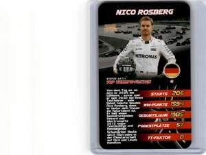 2017 Top Trumps F1 Card Nico Rosberg - Imagen 1 de 2