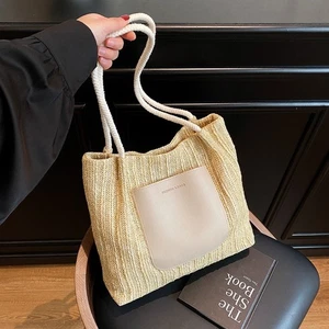 Casual Shoulder Bag Bohemian Tote New Beach Bag Travel - Picture 1 of 14