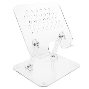 Read Bookshelf Heat Sink Office Laptop Riser for Desk Clear Stand - Afbeelding 1 van 12