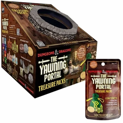 SIRIUS DICE - D&D Waterdeep: Yawning Portal Treasure Packs Display (25 Packs) - Image 1 of 4