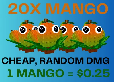 20x Mango [SECRET] 🥭 Plants Vs Brainrots 🥭 7.6K+ DMG⚔️ 4 MANGO PER $1 💰