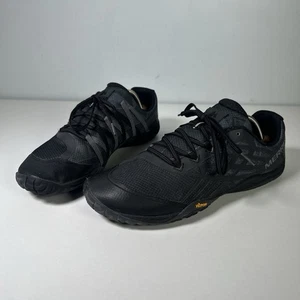 Merrell Trail Glove 4 Men 11 Black Barefoot Minimalist Trail Running Shoe Vibram - Picture 1 of 14