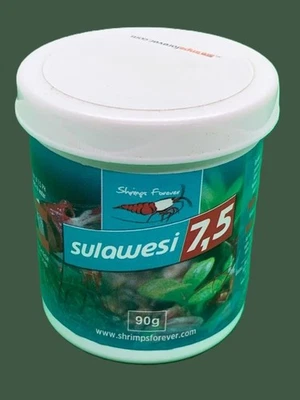 SHRIMPS FOREVER Garnelen Forever Sulawesi 7,5 - Mineralpulver für Sulawesi Aquarium Garnelen