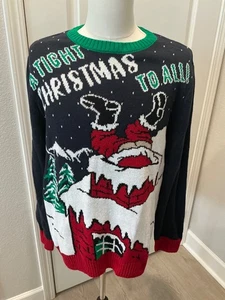 Ugly Sweater Christmas Santa "A Tight Christmas To All" Gr. Large NEU - Bild 1 von 6