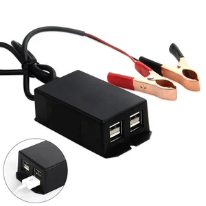 Multi Compatibility USB Charging Adapter for Car Battery with Safety Features - Zdjęcie 1 z 12