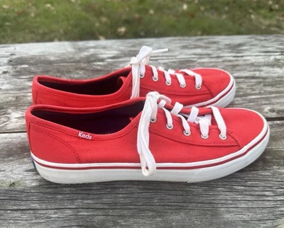 Keds Women's Red Canvas Sneakers Size 8 - Image 1 of 4