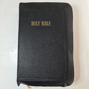 Bibel KJV 1947 Spencer Press rote Buchstabenlaschen Leder sauber sehr gut - Bild 1 von 17