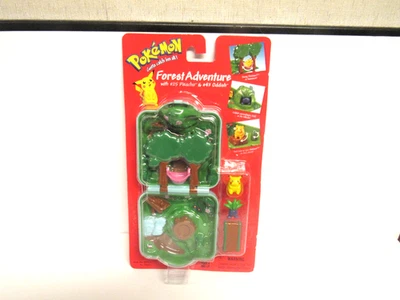 1999 Hasbro Pokemon Forest Adventure Play Set Pikachu & Oddish Factory Sealed - Image 1 of 4