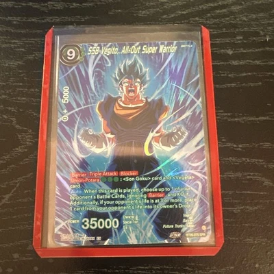 ✨SSB Vegito, All-Out Super Warrior SPR BT26-075	Dragon Ball Super Masters Eng - Image 1 of 3