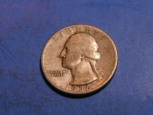 1936 Washington Quarter - Picture 1 of 4