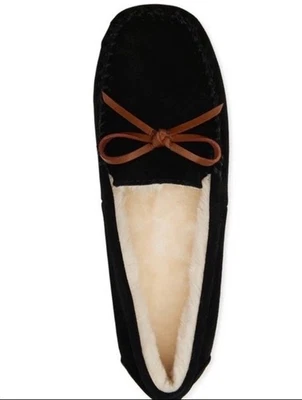 Zapatilla mocasín Joyspun para mujer negra talla 9 Foto 1 de 4