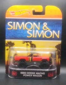 2013 HotWheels Retro Entertainment Simon And Simon 1980 Dodge Macho Power Wagon - Picture 1 of 2