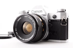 Canon AE-1 Silver / Lens FD 35mm f/3.5 S.C. Excellent+++ SLR Film Camera Y2646 - Picture 1 of 24