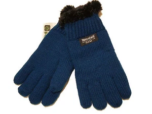 PEAK2PEAK Thinsulate Gloves Color: Royal Blue/Black Sz: Children L/XL - Picture 1 of 2