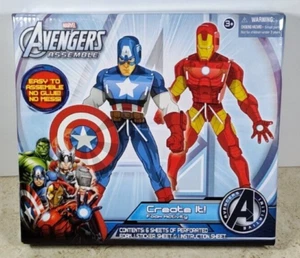 Marvel Comics Avengers zusammenbauen Create It Foam Activity Captain America Iron Man - Bild 1 von 6