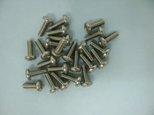 #4-40x5/16" Edelstahl Linsenkopf Maschinenschraube Menge 25 Stck. - Bild 1 von 4