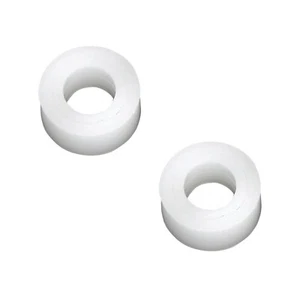 Bauer Hockey Visor Spacers 2-Pack | Helmet Clear Half Shield Spacer White Round - Picture 1 of 1
