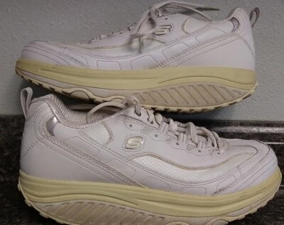 Zapatos Skechers Shape Ups 11800 Triple Blanco Amarillo Tonificación para Caminar Mujer Talla 9 Foto 1 de 4