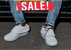 Worldboots original Size MEN 11 Taupe Royal GRAY Hemera Skirt Moccasin/Sneakers - Picture 1 of 9