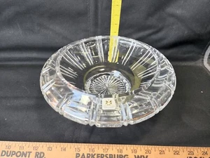 Design Guild Cut Crystal Centerpiece Bowl Made In Poland Flawless Shape - Picture 1 of 3