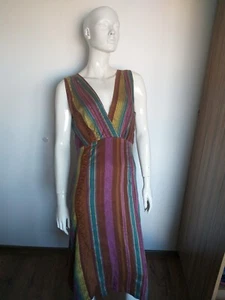 HENRIETTE STEFFENSEN sleeveless multicoloured dress size L - Picture 1 of 8