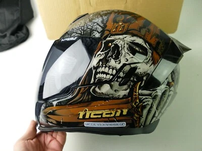 Icon Helm Airflite Uncle Dave Size XS Motorradhelm He-18 - Bild 1 von 4