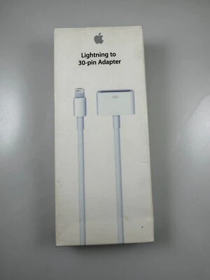 NEW in box Original Apple Lightning to 30-pin Adapter Cable for iPhone iPod iPad - Image 1 of 4