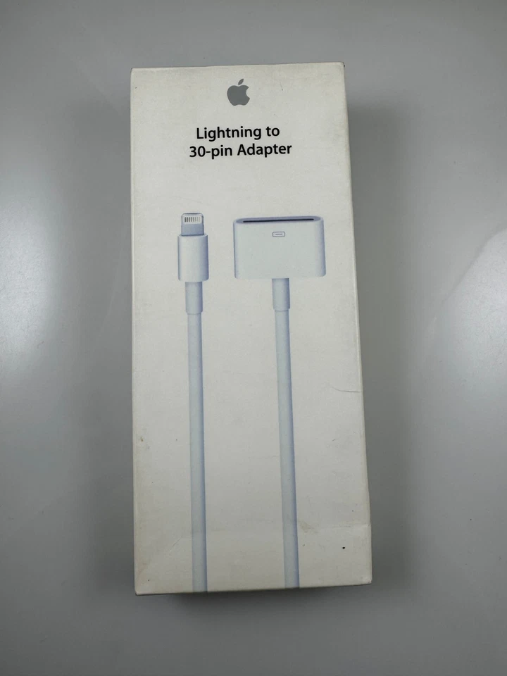 NEW in box Original Apple Lightning to 30-pin Adapter Cable for iPhone iPod iPad - Image 1 of 4